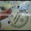 New Style Round Transparent Label Sticker