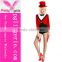 Hot sale Sexy Red Women Circus Clown Costume in Carnival
