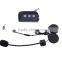 2016 New EJEAS brand 1200M wireless Four Way Bluetooth Talkback for Motorcycle and Bicycle Helmet with AUX and FM