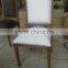 Teak Dining Chairs With Shabby Chick Distressed Finished