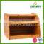 High Quality Large Bamboo Bread Box,bamboo Bread Bin for Sale