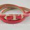 ladies fashion belt display with so many colors