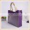 Top Quality Plain Jute Shopping Bag With Pvc
