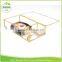 Party Favor Treat display container with compartment in glass & brass Bulk , wholesale custom wedding gifts for guests candy box