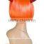 Cheap yellow synthetic party wig, canival wigs,Halloween wig, witch wig