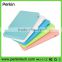 PP502 New Year 2016 Portable Best Quality Colorful Rohs Leather 5000mah Credit Card for Christmas Gift