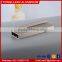 Anodized ss brushed polished modular aluminum profile for kitchen cabinet