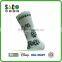 Black Well Shape Jacquard White Compression Nylon Sport Socks