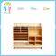 Wholesale high quality doubel side solid wood storage cabinet kindergarten furniture
