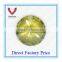 Round Brilliant cut Cubic Zirconia Peridot Green Synthetic Diamond Gemstone