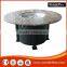 Outdoor fire pit table/patio heater/SUS drop in pan/fireglass/NG conversion kit/cover