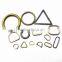 Decorative Brass Metal Handbag O Ring , Round Ring