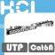 Network Solution 24 Port Cat 6A Staggered Unshielded Patch Panel