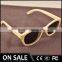 Polarized lens recycled Skateboard wooden sunglasses