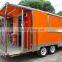 Custom 5.6M Length fast food mobile kitchen trailer