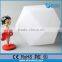 home decorative led craft lamp,battery operated color led table lamp white plastic