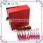 Private Label 10pcs Toothbrush Shape Rose Gold Oval Makeup Brush Set for Sale