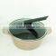 pink color Aluminum non-stick cookware set