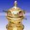 new brass plated handmade chafing dish for sale | 2016 metal made chafing dish