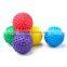 Half spiky massage ball in durian shape