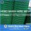 Green color pvc coated welded mesh