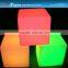 lighted plastic led cube/led cube seat/lighted cube chair/glowing cube seat