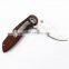 Custom Stainless Steel Camping Knife With Natural Rosewood Handle