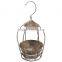 Rustic Style Freestanding / Hanging Brown Metal Flower Plant Pot Rack / Display Planter