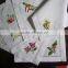 DINING TABLE SET WITH HAND EMBROIDERED DETAILS, 100% MADE FROM NATURAL SILK IN VIETNAM
