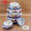 Cheap price 5pcs Persimmon typemulti-purpose enamel casserole / cookware set