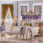 Exquisite French Palace Style Handmade Upholstery Cozy Bed of Wingback Shaped with Nightstand and Bench BF12-03254j