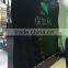 custom logo waterfall wall black acrylic decoration