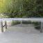 Garden bench aluminum metal furniture parts