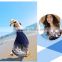 2016 women summer casual plus size maxi sleeveless maxi long dress chiffon new style