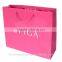 Custom Luxury Clothing packaging Paper shopping bag with ribbon handle