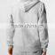 100%Cotton Zip up Plain Hoodies Men's Custom Hoodies Factory 2017