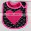 China baby bib manufacturer 2016 new arrival cotton bandana baby bib cute silicone baby bib