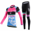 Graffiti Pink Purple riding a long - sleeved suit women 's spring and autumn sweat ventilated women' s clothing