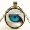 XP-TGN-HE-105 Free Sample Cat Eye Horus Pendant Time Gemstome Dome Cabochon Necklace For Ladies