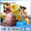 SUNWAY children giant inflatable water park slides floating inflatable boat swimming pool
