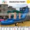 Used Coconut Trees Theme Inflatable Climbing Water Slide With Pool For Backyard