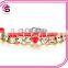 2016 fashion latest newest beautiful Christmas environmental bracelet