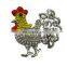 Beautiful Pearl Rhinestone Animal Brooch