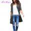 China manufacturer gray blue red autumn winter long sweater cardigan for women