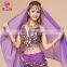 P-9010 chiffon and glittery professional Belly dance face head veils