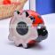 New design gift items for kids creative Seven-star ladybug shape wholesale piggy bank for boys ceramic money box