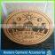 custom fashion embossed brown color jeans leather patch labels