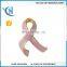 Environment Awareness Ribbon lapel pins badges with enamel red color filled