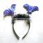 Easter Halloween growing bat Headbands festival party favor products led pumpkin spider ghost Hair Band for children