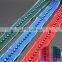 Fancy 2.5cm width striped grosgrain ribbon polyester and rhinestone trim for bag and clothing